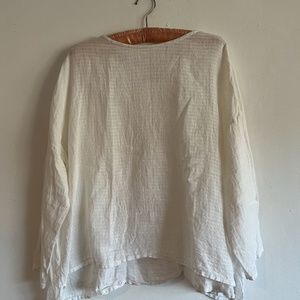100% Linen ICHI Antiquites Summer Shirt